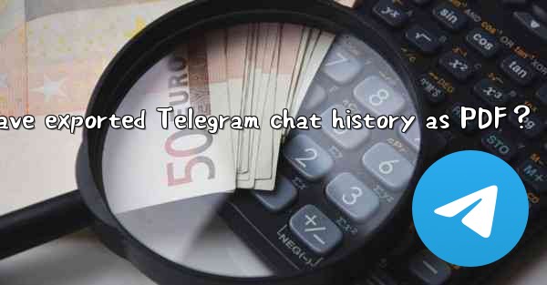 How to print or save exported Telegram chat history as PDF？