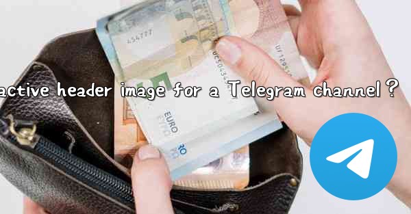How to set an attractive header image for a Telegram channel