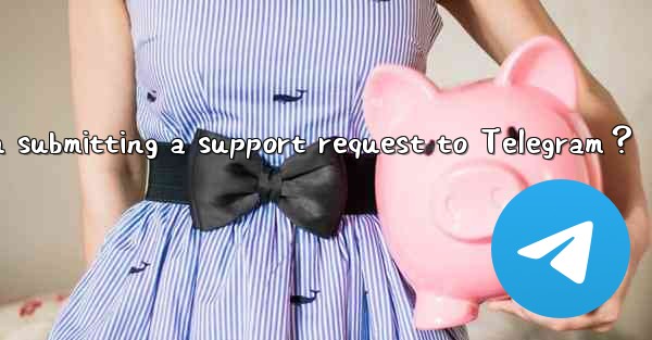 What information should I provide when submitting a support request to Telegram？