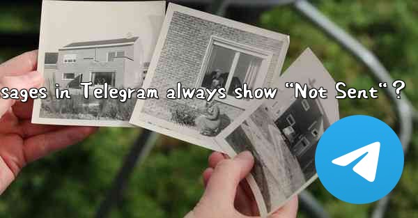 Why do my sent messages in Telegram always show “Not Sent“？