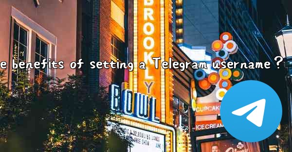 What are the benefits of setting a Telegram username？